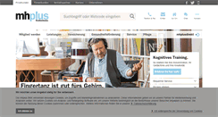 Desktop Screenshot of mhplus-krankenkasse.de